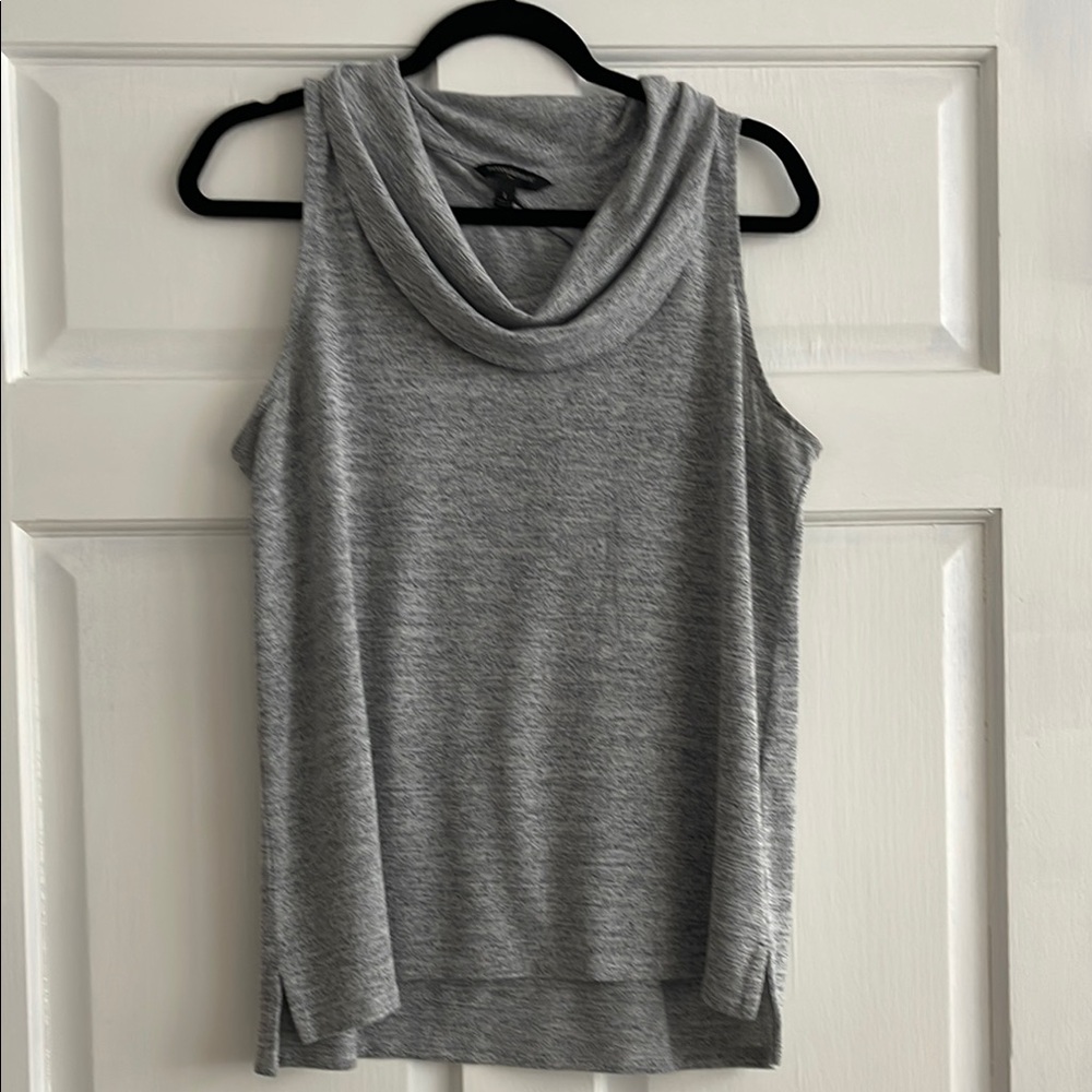 Banana Republic Gray Cowl Neck Top